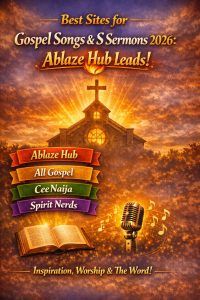 Best Sites for Gospel Songs & Sermons 2026: Ablaze Hub Leads